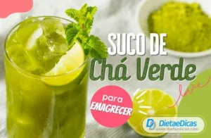 suco de chá verde Ilustração de suco de chá verde