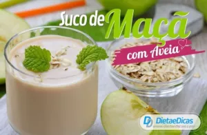 suco de maça e aveia Ilustração de suco de maça e aveia