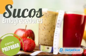 sucos emagrecedores Ilustração de sucos emagrecedores